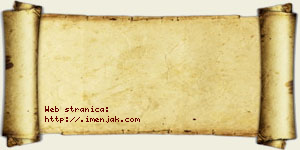 Valentina Bzeničanin vizit kartica